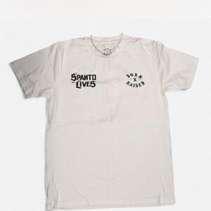 BornXRaised Spanto Lives memorial tee